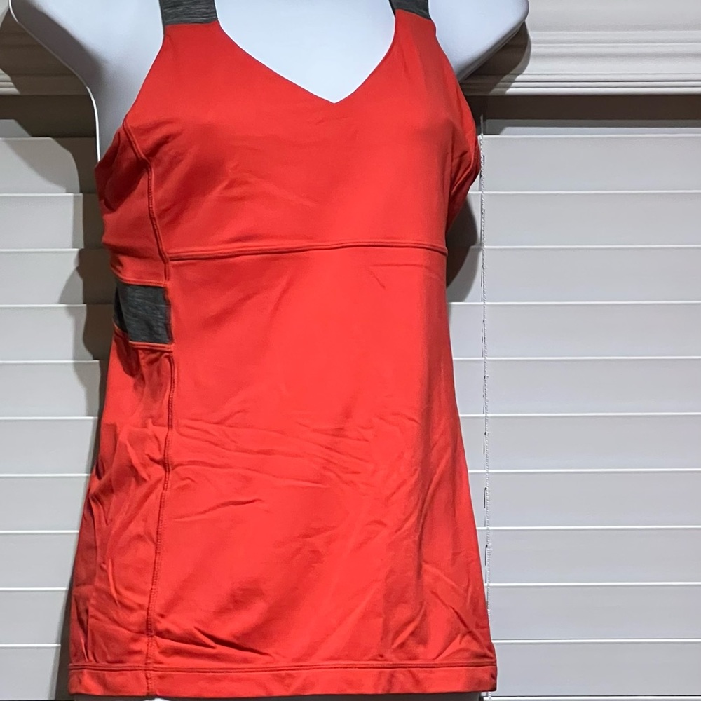Lululemon Push Your Limits Red Tank Top Size 8